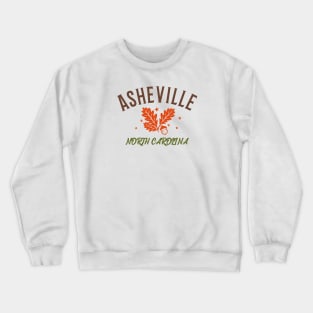 Asheville, North Carolina Fall Crewneck Sweatshirt